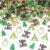 200-Piece Camp Bachelorette Party Confetti - Gold Glitter Diamond Ring, Miss to Mrs, Tent & Tree Shapes for Outdoor Bridal Shower & Engagement Decor