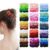 75-Piece Premium Velvet Scrunchies Set – Soft, No-Damage Hair Ties in 15 Colors – Bulk Hair Accessories for Women & Girls