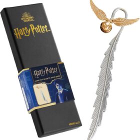 Harry Potter Golden Snitch Metal Bookmark with Gift Box &ndash; Official Hogwarts Reading Accessories & Book Lovers Gift