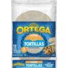 Ortega 6-Inch Soft Flour Tortillas – 12 Count, Low Sodium, Resealable Bag for Tacos, Burritos & Quesadillas
