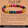 MASSIVE BEADS Unisex Natural Stone Yoga Bracelet - Stretch Crystal Healing Energy Bracelet in Multiple Bead Sizes (4mm - 10mm)