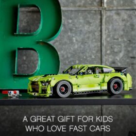 LEGO Technic Ford Mustang Shelby GT500 Model Car Kit | Pull-Back Racing Toy & Augmented Reality App Experience | STEM Engineering Construction Set for Kids & Collectors (544 Pieces)