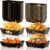 HOWAF 24-Piece Black & Gold Happy New Year Party Trays – Disposable Paper Food Boats for 2026 New Year’s Eve Serving