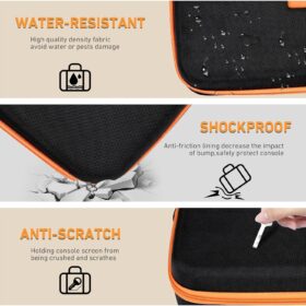 Vanplay Hard EVA Speed Cube Carrying Case – Water-Resistant & Crush-Resistant Storage for Rubik's Cubes, Pyraminx, Megaminx & Puzzle Accessories – Portable Travel Bag with Adjustable Shoulder Strap