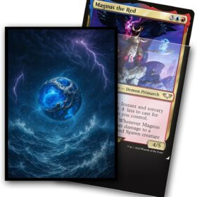 MTG Card Sleeves - Elemental Ward Series (Abyssal Tear) - 100 Count Standard Size Matte Art Sleeves with Ultra Clear Front for Magic: The Gathering