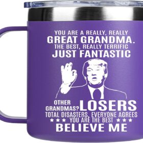 11oz Ceramic Coffee Mug – Funny Novelty Gag Gift for Grandma, Grandpa & Gigi – Perfect Birthday or Christmas Present from Grandkids