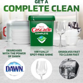 Cascade Complete ActionPacs Dishwasher Detergent - Fresh Scent, 78 Count