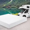 10 Inch Short Queen RV Mattress – Cooling Gel Memory Foam, Medium Firm, Fiberglass-Free Tencel Cover – CertiPUR-US Certified Camper & Trailer Bed (60" x 75")