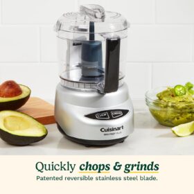 Cuisinart DLC-2ABC Mini-Prep Plus 24-Ounce Food Processor, Brushed Chrome & Stainless Steel