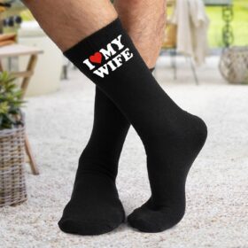 VICRAZY Men's Novelty Dress Socks – Hilarious Valentine's Day, Birthday, & Wedding Gag Gifts for Him, Husband, Boyfriend, Dad & Grandpa