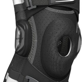 NEENCA Professional Hinged Knee Brace – Medical Grade Support with Patented X-Strap & Gel Pad for Arthritis, ACL, MCL, and Sports Injury Relief