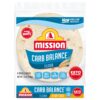 Mission Carb Balance Soft Taco Flour Tortillas – 8 Count, Keto Friendly, High Fiber, Low Net Carb, No Sugar Added