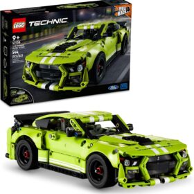 LEGO Technic Ford Mustang Shelby GT500 Model Car Kit | Pull-Back Racing Toy & Augmented Reality App Experience | STEM Engineering Construction Set for Kids & Collectors (544 Pieces)