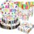 175-Piece Happy Birthday Party Supplies Kit - Disposable Plates, Napkins & Cups Tableware Set - Serves 25 Guests