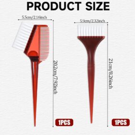 Professional Hair Dye Brush Set – 2-Pack Color Applicator & Tinting Comb for Salon, Home DIY, and Hair Coloring