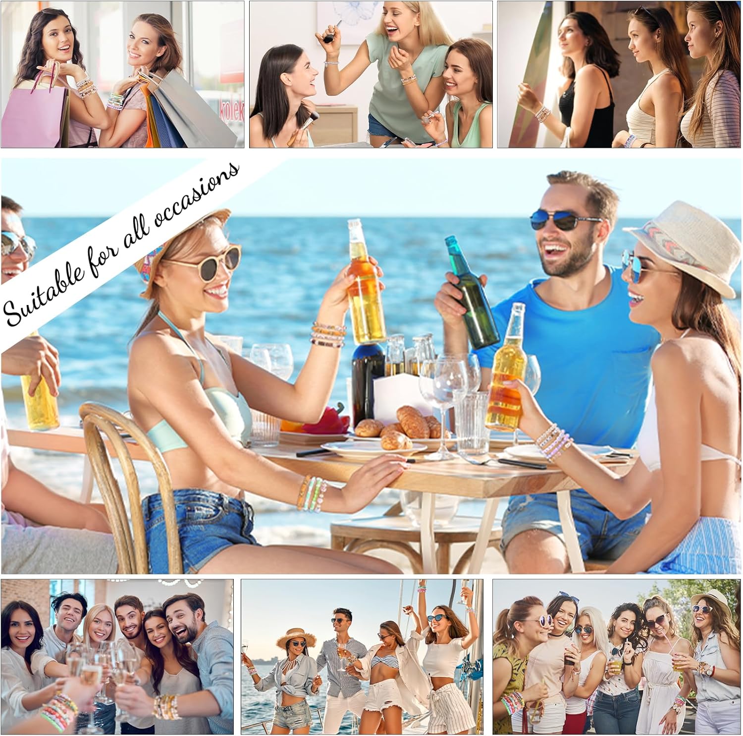 wuzoe Ultimate Clay Bead Kit for Bracelet Making – 16,000+ Pcs 96 Colors Polymer Clay Heishi Beads, Letter Beads & Charms Jewelry Making Kit for Girls, Teens, Crafts Supplies