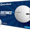 TaylorMade Distance+ Golf Balls - High Velocity React Speed Core with Alignment Aid