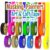 Colored Masking Tape Set – 8 or 12 Pack Vibrant Writable Paper Tape for Arts & Crafts, Labeling, Classroom, and Office Organization (1 inch & 0.6 inch Options)
