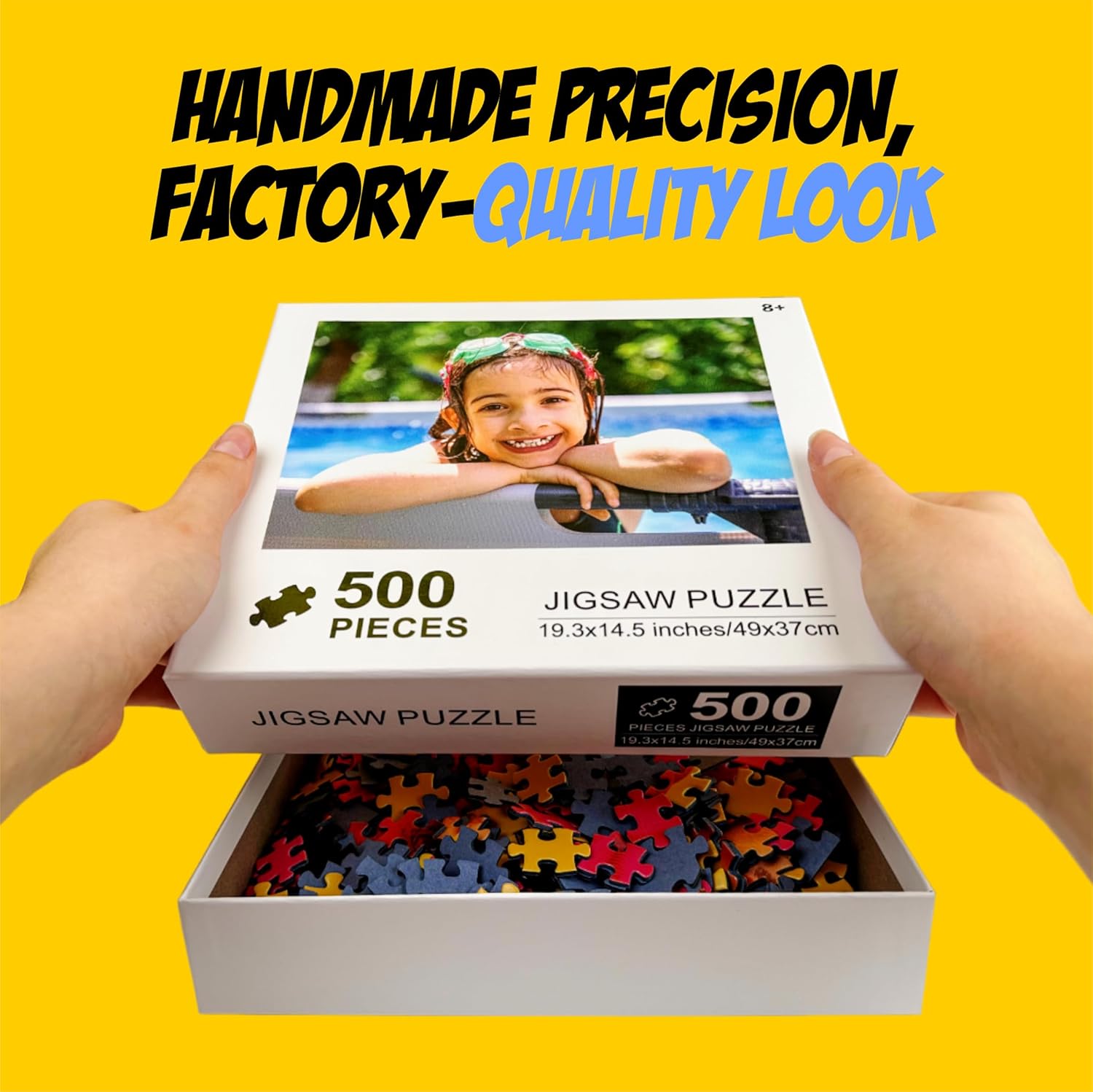 Personalized 300-Piece Photo Jigsaw Puzzle – Custom Gifts for Adults & Kids – Turn Your Favorite Memories into Interactive Fun