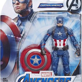 Marvel Avengers Captain America 6-Inch Scale Action Figure - The First Avenger Toy with Shield Accessory