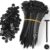 100-Piece Universal Nylon Cable Tie Buckles – Heavy-Duty UV-Resistant Retainer Clips for Auto Bumpers, Fenders, and Home Repair
