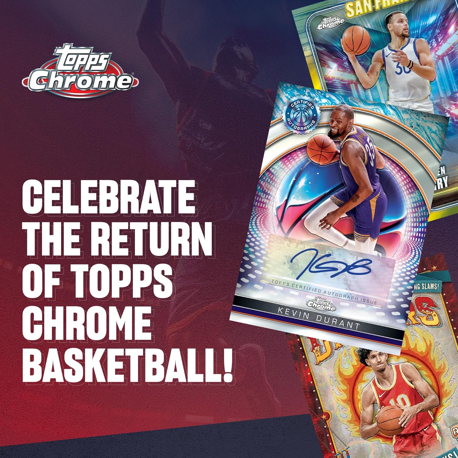 2024-25 Topps Chrome Basketball Value Box - Factory Sealed (32 Cards/Packs)
