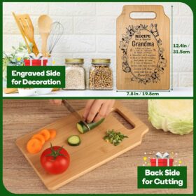 Grandma Gifts Bamboo Cutting Board – Unique Birthday, Christmas & Stocking Stuffer Idea for Nana, Mimi, Grammy & Granny