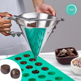 O'crème Professional Round Silicone Molds – 40mm Sphere Truffle & Chocolate Molds for Candy, Jelly, and Desserts – Commercial Grade, Temperature Resistant (-40°F to 500°F)