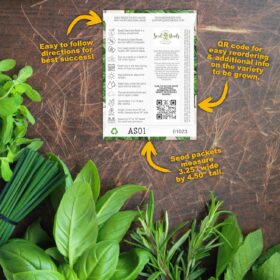 Seed Needs Ultimate Culinary Herb Garden Kit – 12 Variety Non-GMO Heirloom Seed Packets for Indoor, Outdoor, and Hydroponic Gardening