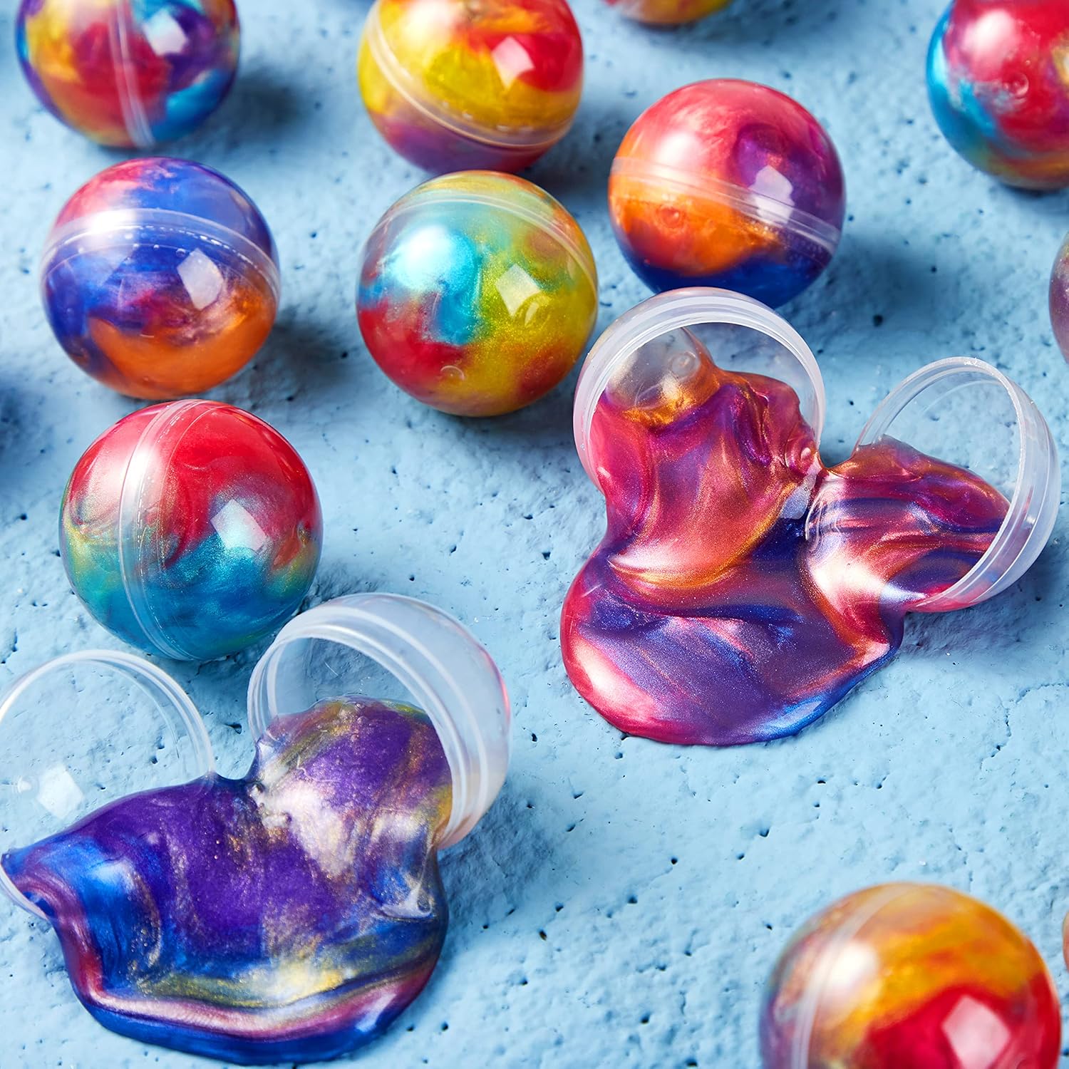 JOYIN 24-Pack Galaxy Slime Balls – Non-Sticky, Mess-Free Stress Relief Toys for Kids – Party Favors, Classroom Rewards & Pinata Fillers