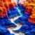 Bgraamiens The Blue Canyon 1000 Piece Puzzle - 3D Visual Autostereoscopy Jigsaw for Adults - Challenging Artwork with High Resolution Poster