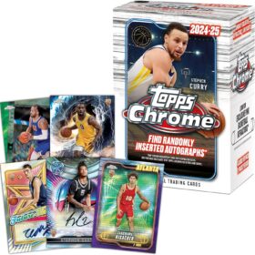 2024-25 Topps Chrome Basketball Value Box - Factory Sealed (32 Cards/Packs)