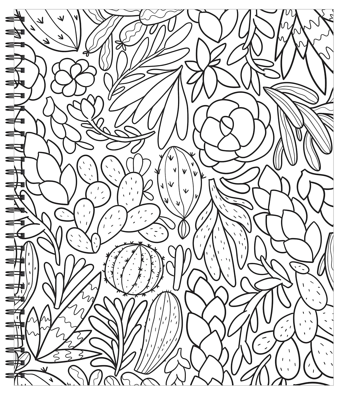 Large Print Adult Coloring Book: Spiral Bound with 31 Stress-Relieving Designs | Flowers, Mandalas & Nature | Perfect for Seniors & Beginners