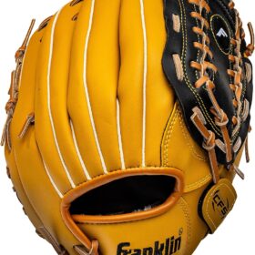 Franklin Sports Field Master Baseball & Softball Glove – Quick-Break Synthetic Leather Mitt for Adult & Youth, Right Hand Throw