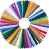 YAKA 60-Pack 9 Inch Nylon Coil Zippers for Sewing – Bulk Assorted Colors for DIY Crafts, Bags, and Garment Repair