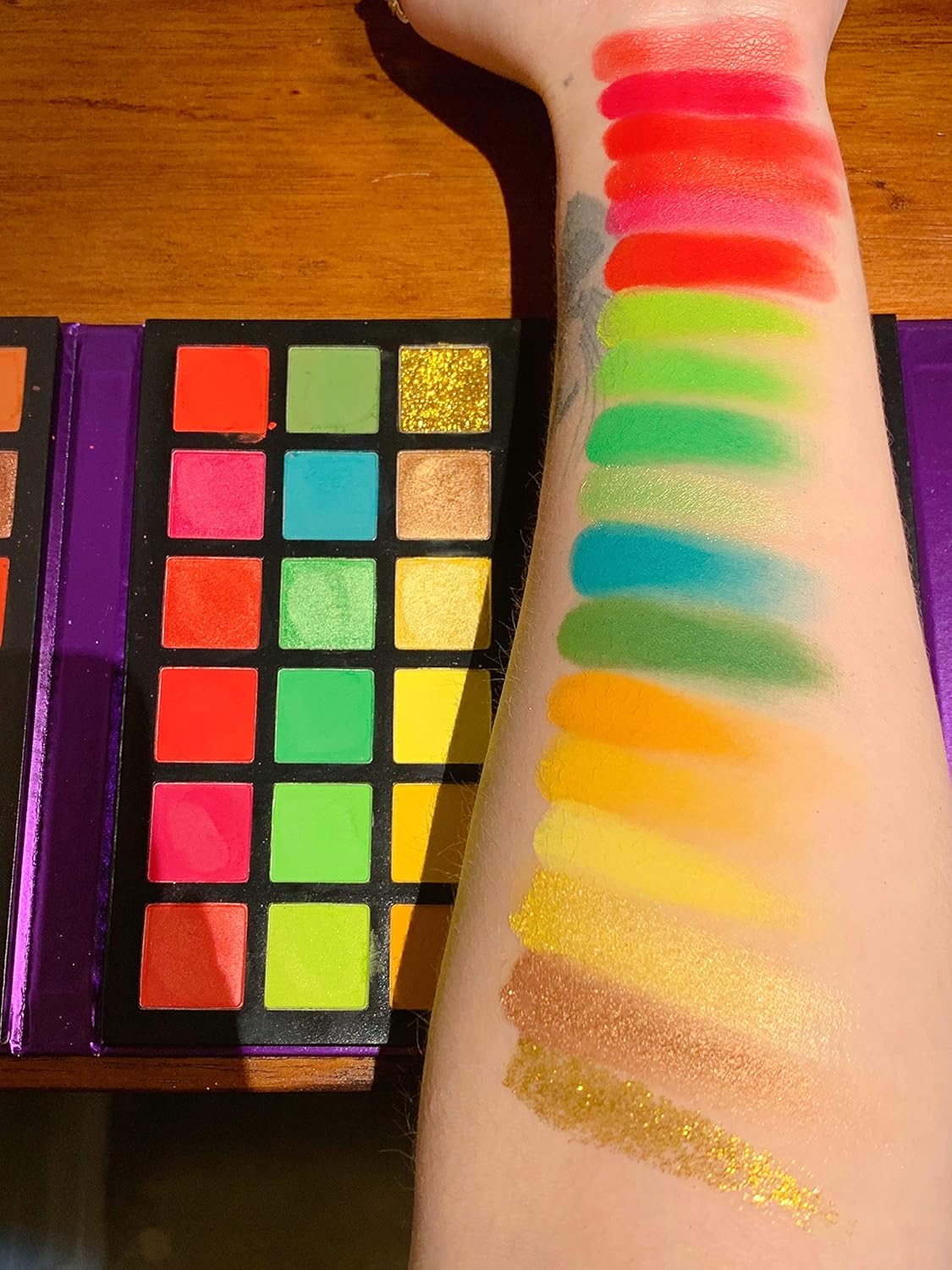 BestLand 72-Color Ultra Secret Eyeshadow Palette – 4-in-1 Matte, Shimmer & Glitter Makeup Kit with Double-Door Design