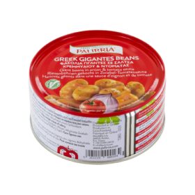 Palirria Greek Gigantes Baked Beans - 280g Can of Traditional Mediterranean Giant Beans in Tomato Sauce - No Preservatives, Ready-to-Eat Meal