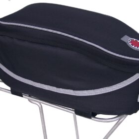 Banjo Brothers Rack Top Bike Bag - Waterproof Rear Rack Trunk with 360° Reflective Accents & Insulated Padding for Commuting and Touring (Model 01035)