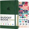 Clever Fox Budget Book 2.0 – Undated Monthly Financial Planner & Expense Tracker Notebook – Debt, Savings & Bill Organizer with Stickers (Dark Green Hardcover)