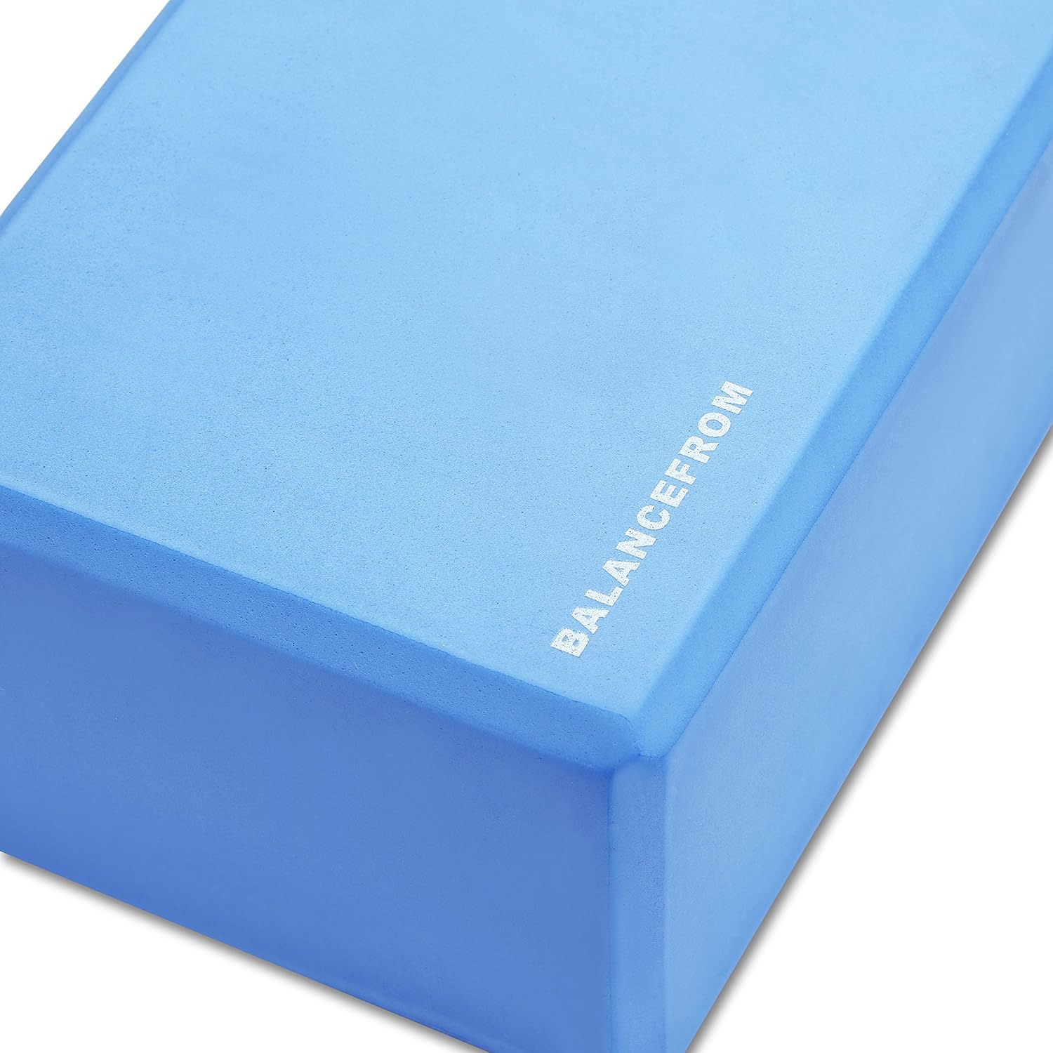 FitVids High Density Yoga Blocks - 9" x 6" x 4" Foam Bricks for Support, Balance & Stretching - Non-Slip & Durable (Set of 2)