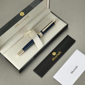 MCNTEIK Luxury Rollerball Pen – 24K Gold Plated Executive Fountain Pen with Schmidt Refill & Gift Box – Premium Writing Instrument for Men & Women