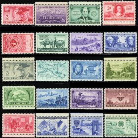 50 Vintage US Postage Stamps – Over 60 Years Old – Historic Mint Collection for Collectors & Hobbyists