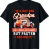 Cool Hot Rod Grandpa T-Shirt - Funny Racing Car Gift for Gearhead Grandpas