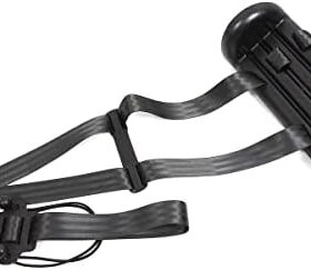 WUQIMUSC Upright Double Bass Transport Cart with Durable Wheels and Adjustable Straps – Compatible with 1/10 to 4/4 Size Bass