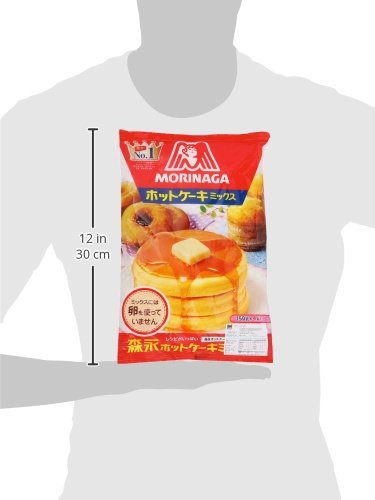 Morinaga Hotcake Mix Premium Japanese Pancake Mix - 1.32 lb Bag for Fluffy Souffle Pancakes