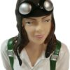 1/6 Scale Female Pilot Figure for RC Airplanes – Hand-Painted Cockpit Accessory for Warbirds, Jets, and Drones