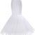 Women's White Mermaid Trumpet Petticoat Crinoline - Fishtail Hoop Slip for Wedding Bridal Gowns