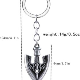 FunBoat JoJo's Bizarre Adventure Arrow Keychain - Jotaro, Joseph & Josuke Cosplay Anime Charm - Perfect Gift for Fans
