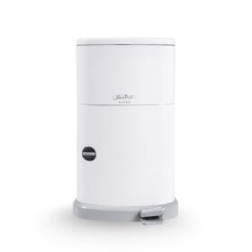 Janibell Akord 330 Adult Incontinence Pail – 11 Gallon Hands-Free Step Trash Can with Odor-Locking Seal & Continuous Liner System for Home Care