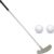 Versatile 2-Way Golf Putter for Adults & Kids – Ambidextrous Design for Left or Right Handed Players – Indoor & Outdoor Practice Set with 2 Balls & Sturdy Shaft – Perfect for Home, Office, or Putting Greens